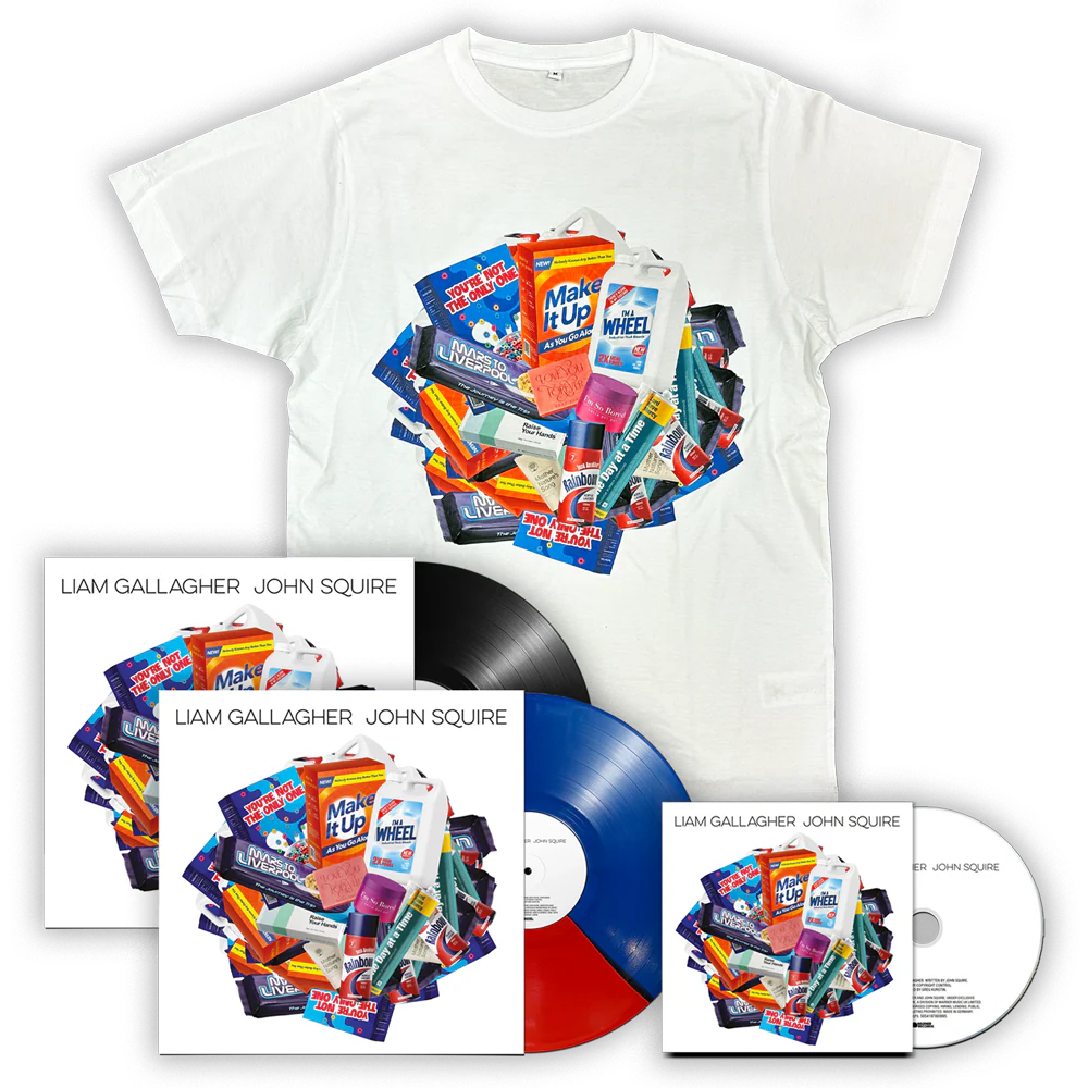 Album Cover White T-Shirt + Choice Of Album