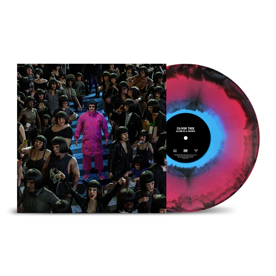 Alone In A Crowd Vinyl and Autographed Metal Sign - Image 2