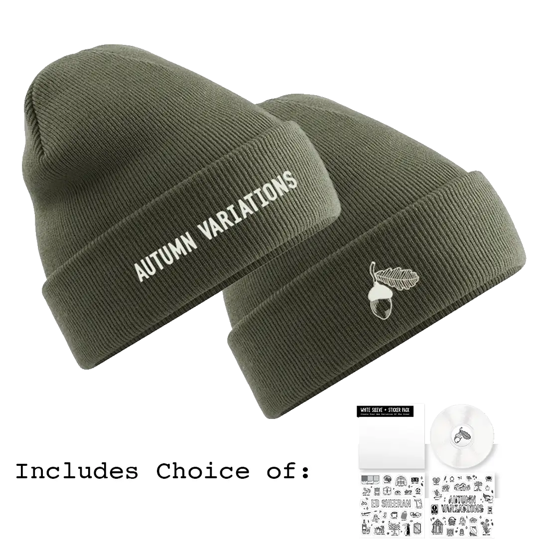 Autumn Variations Beanie + Album Bundle