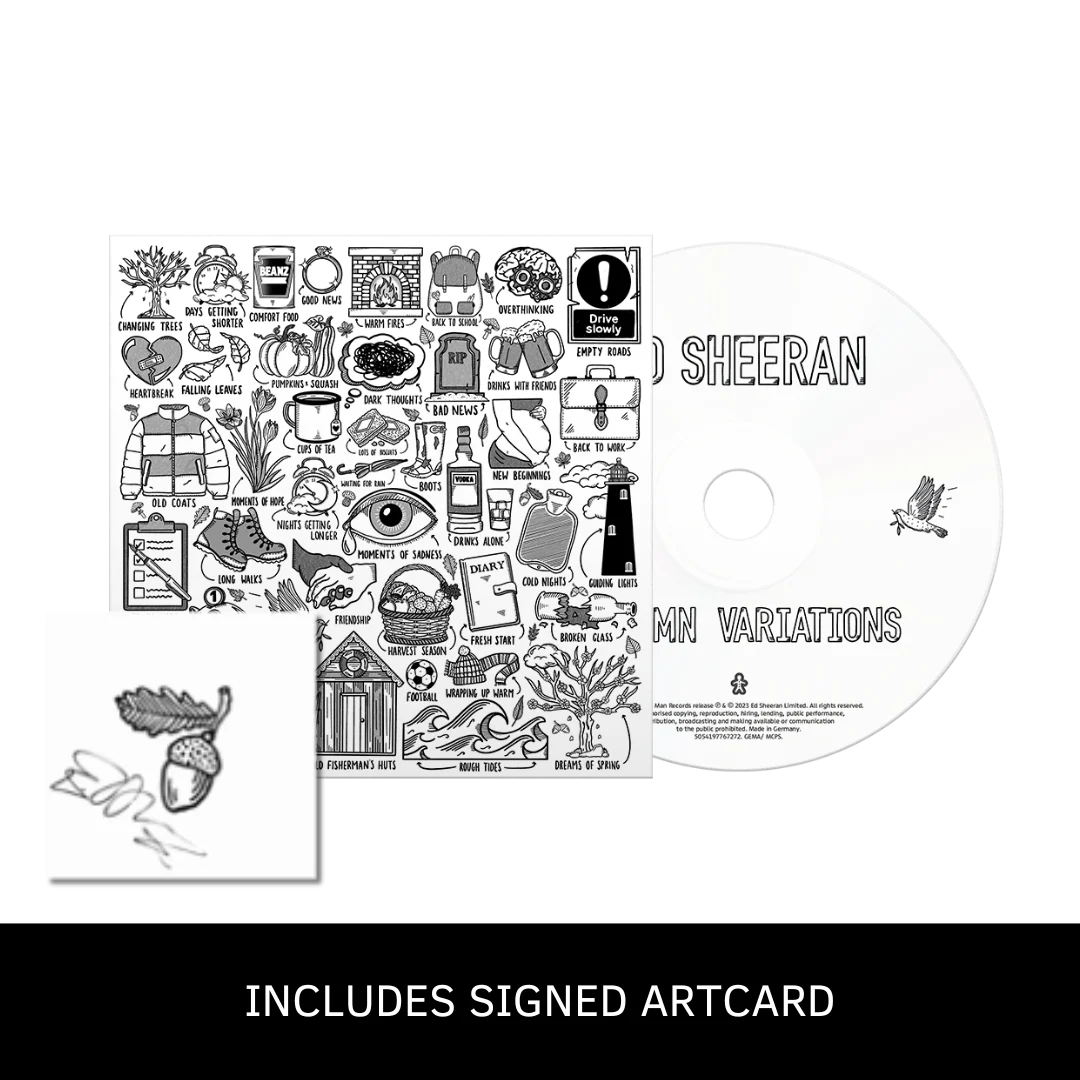Autumn Variations CD + Signed Artcard