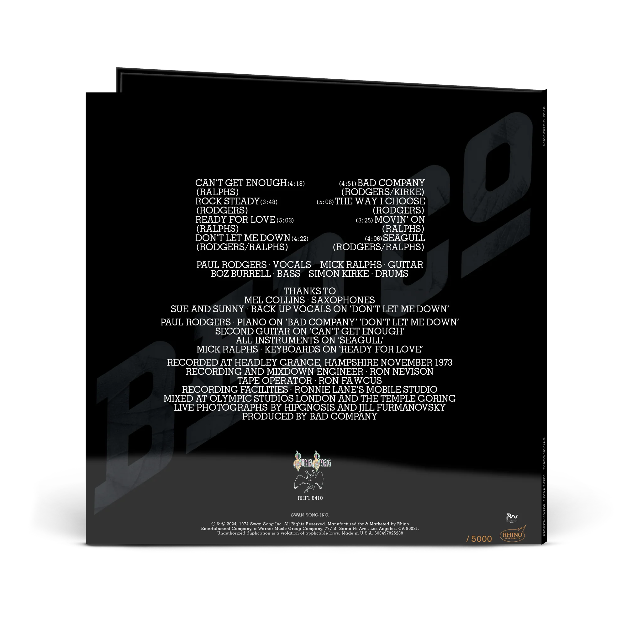 Bad Company (Rhino High Fidelity) - Image 5