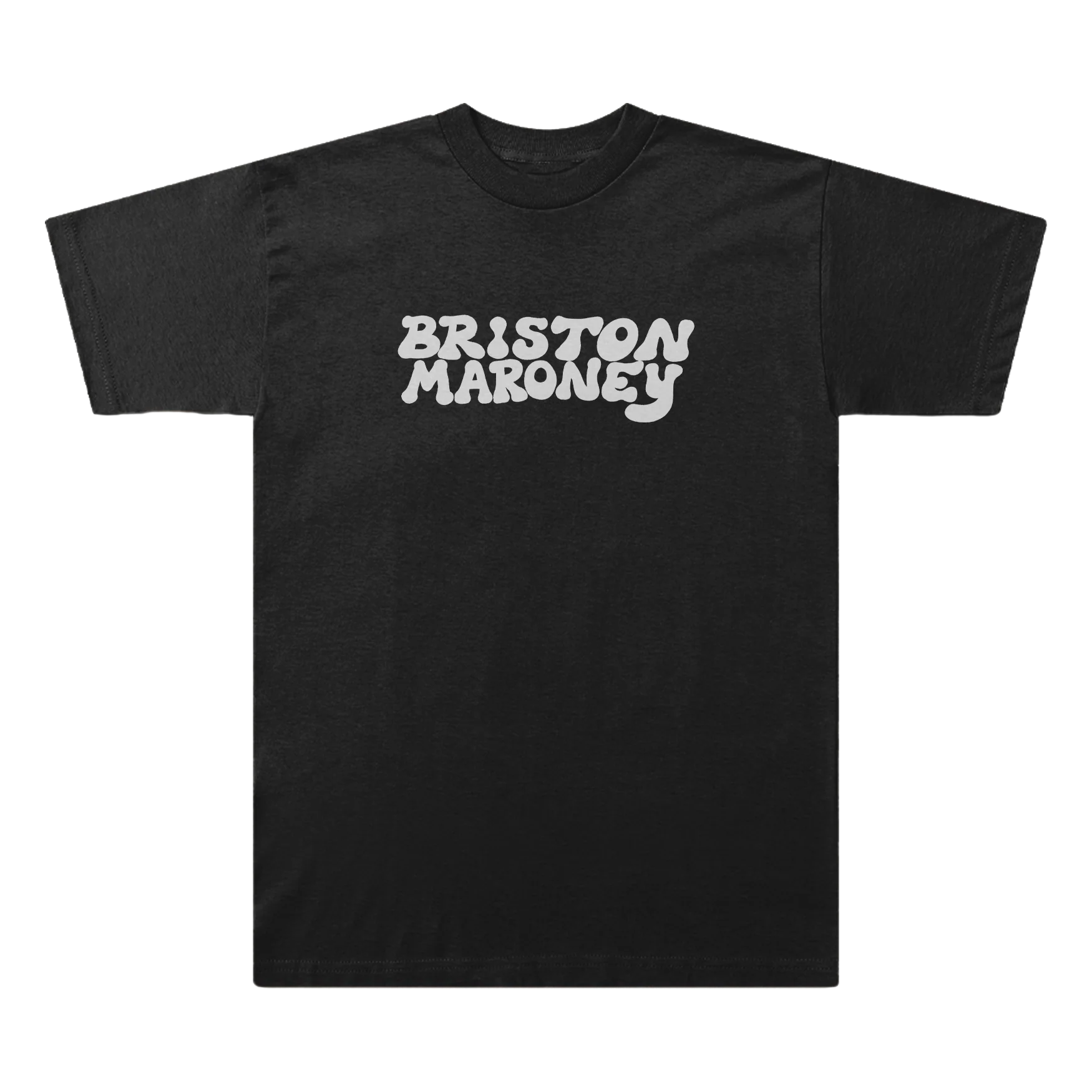 Black Briston Vintage Logo Tee