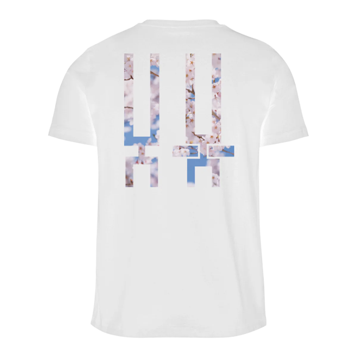 Blossom Mask T-Shirt White - Image 3