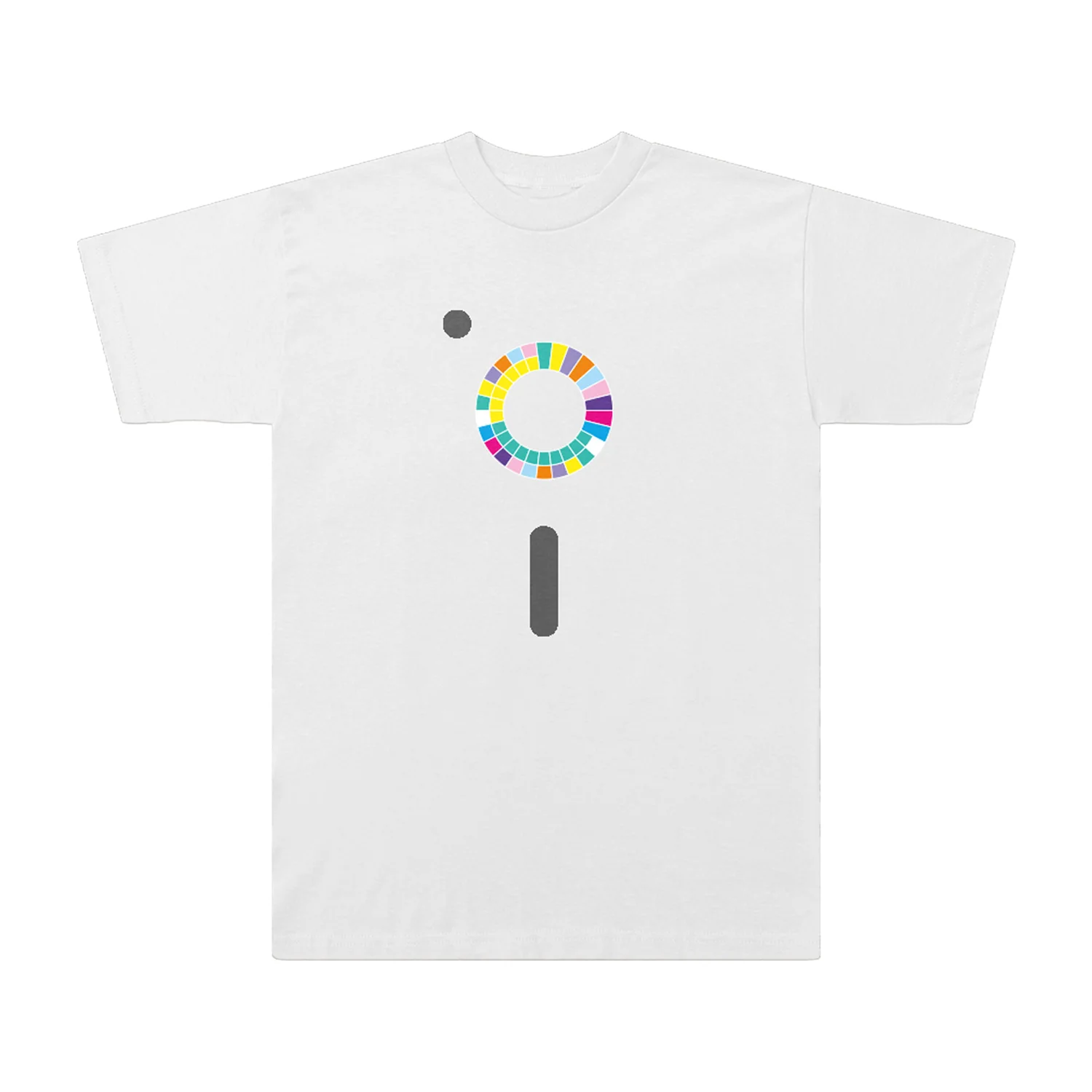 Blue Monday Wheel White T-Shirt