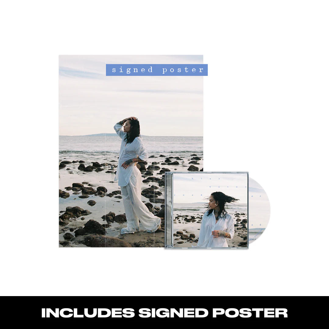 blue water road CD with Autographed Poster