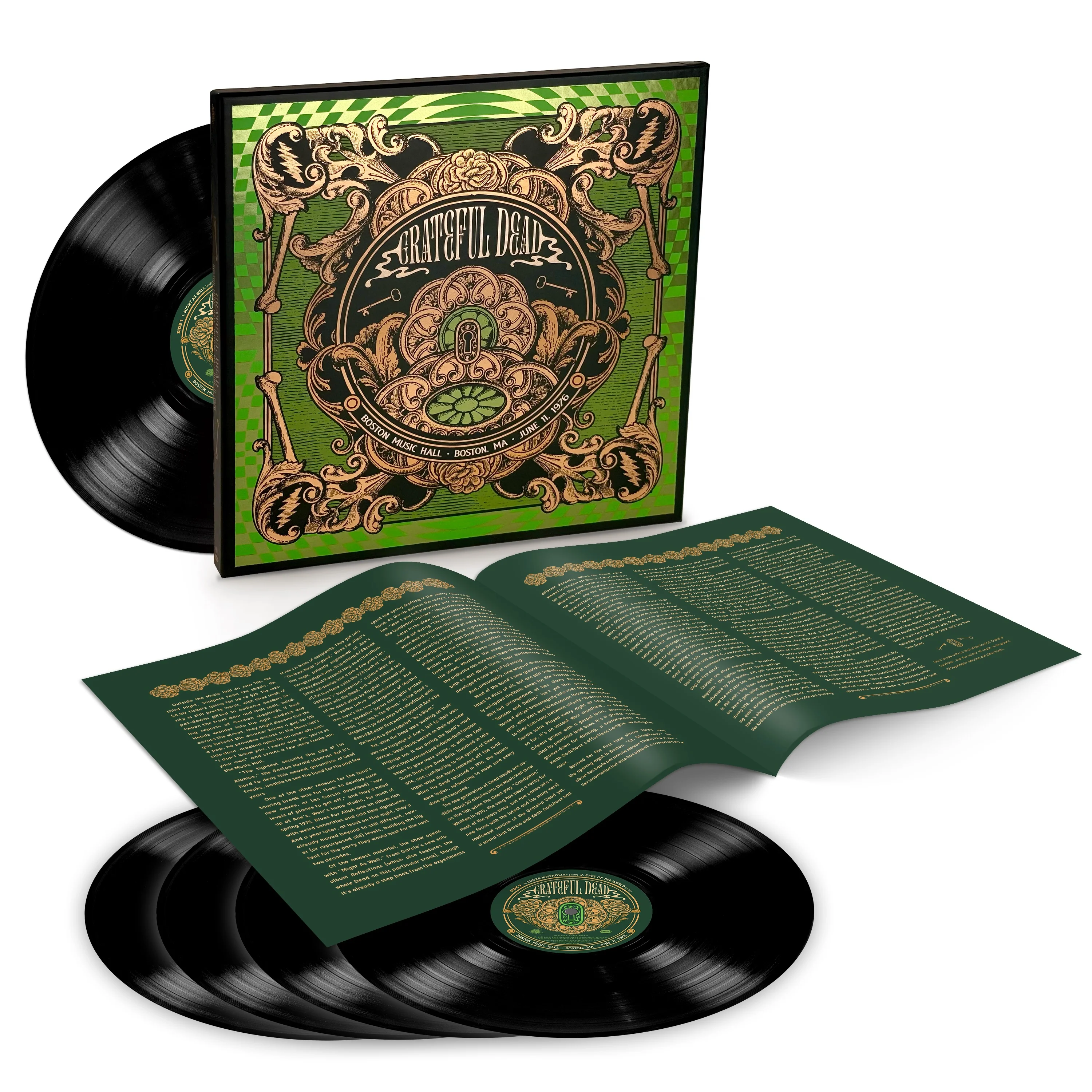 Boston Music Hall, Boston, MA 6/11/76 (5LP Black Vinyl)