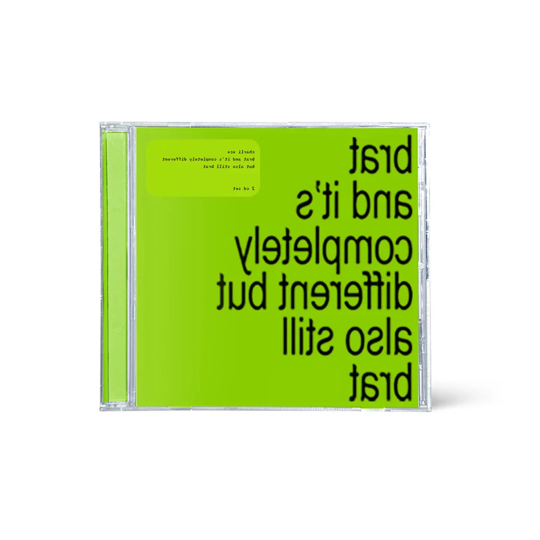 brat and it’s completely different but also still brat 2CD