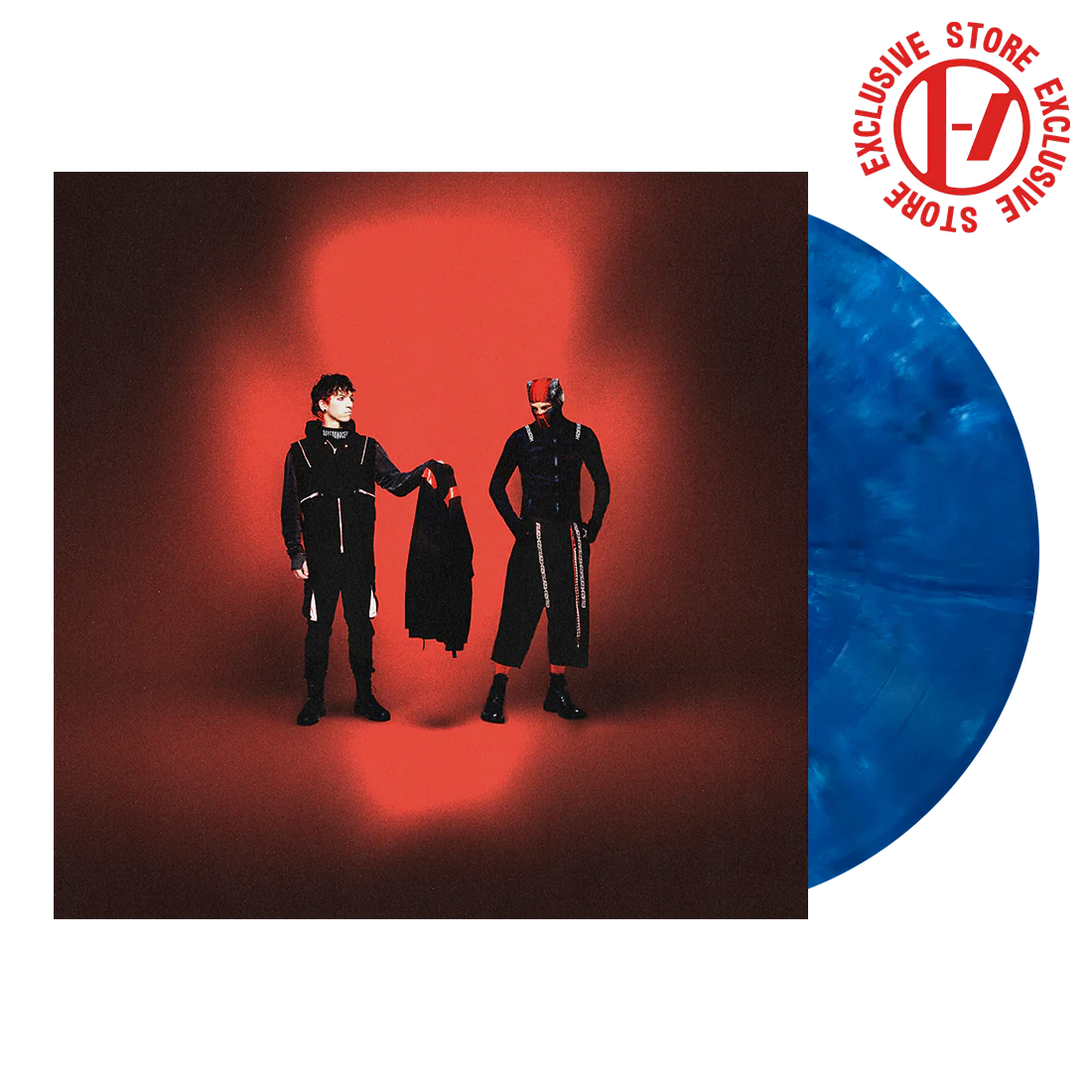 Breach Red Hoodie + Blue Inferno Vinyl Fanpack - Image 2