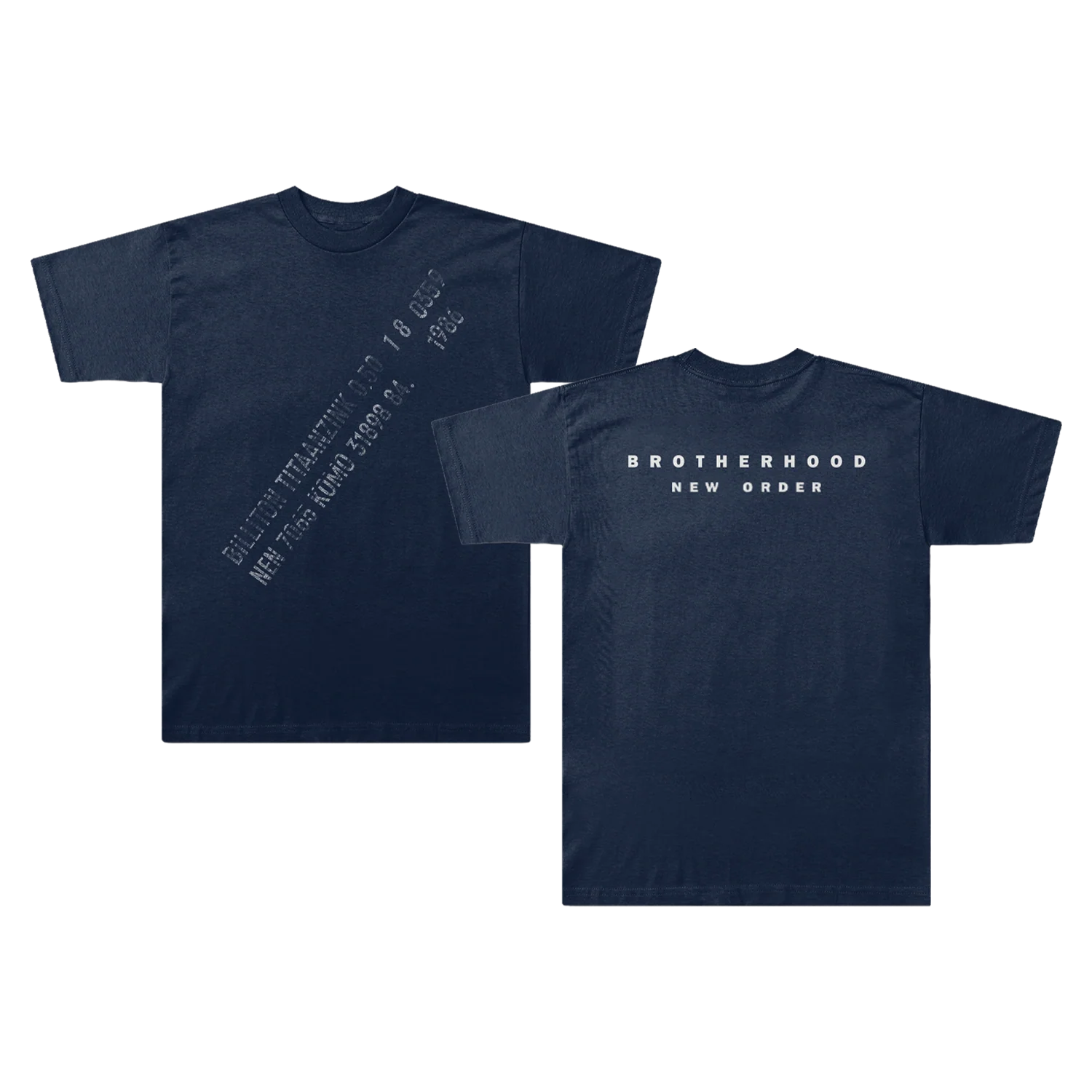Brotherhood Stamp T-Shirt Navy - Image 2