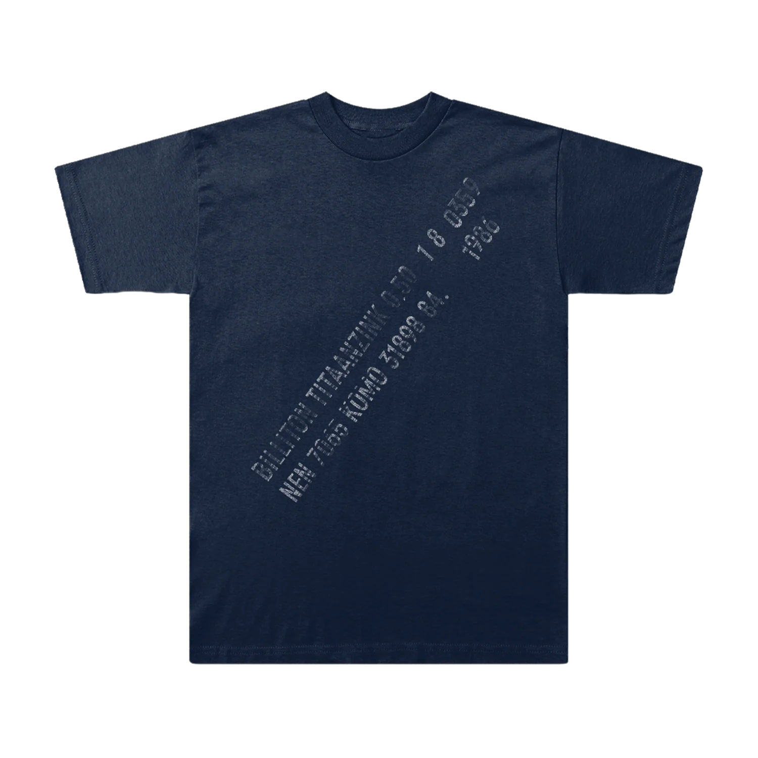 Brotherhood Stamp T-Shirt Navy - Image 3