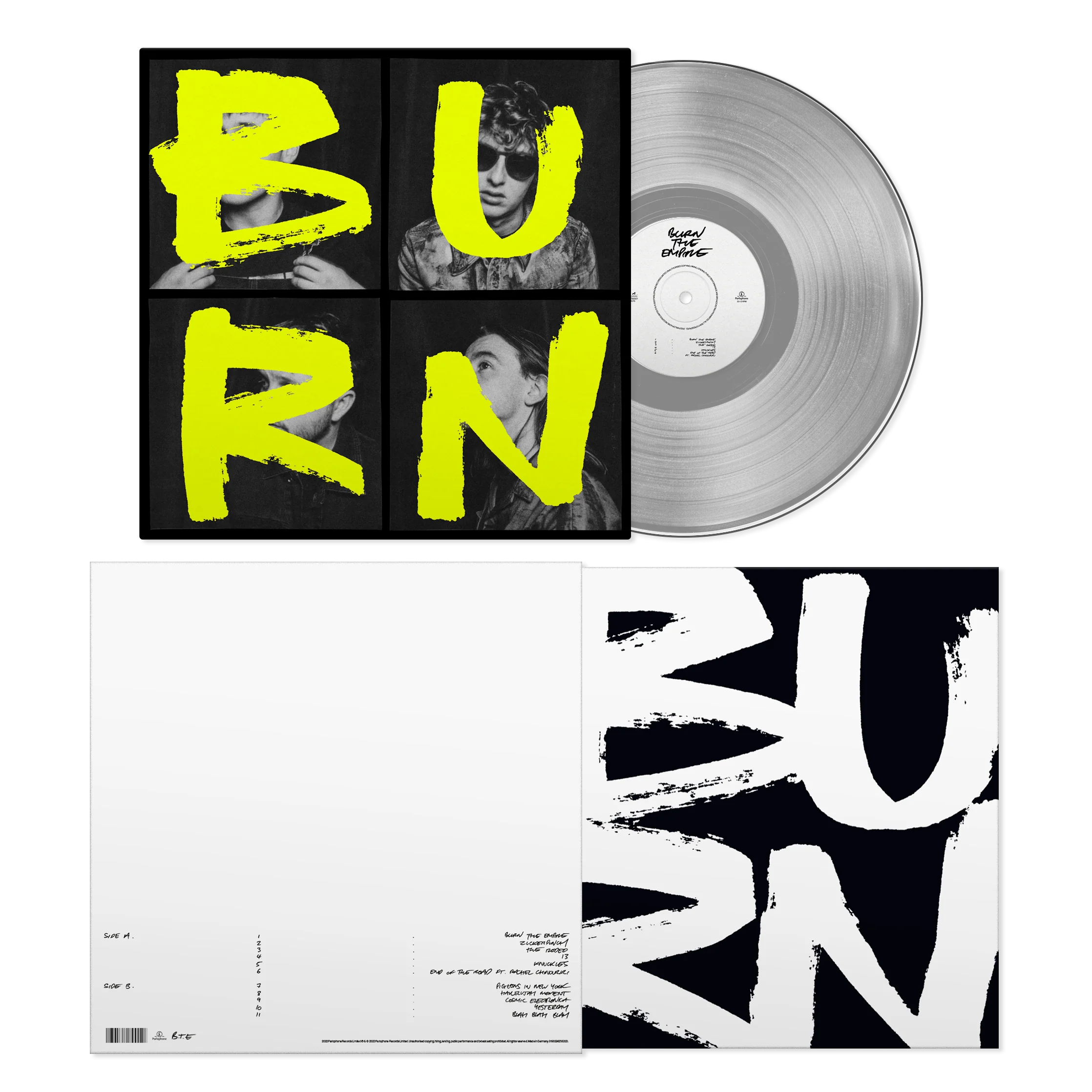 Burn The Empire Exclusive Clear Vinyl - Image 2