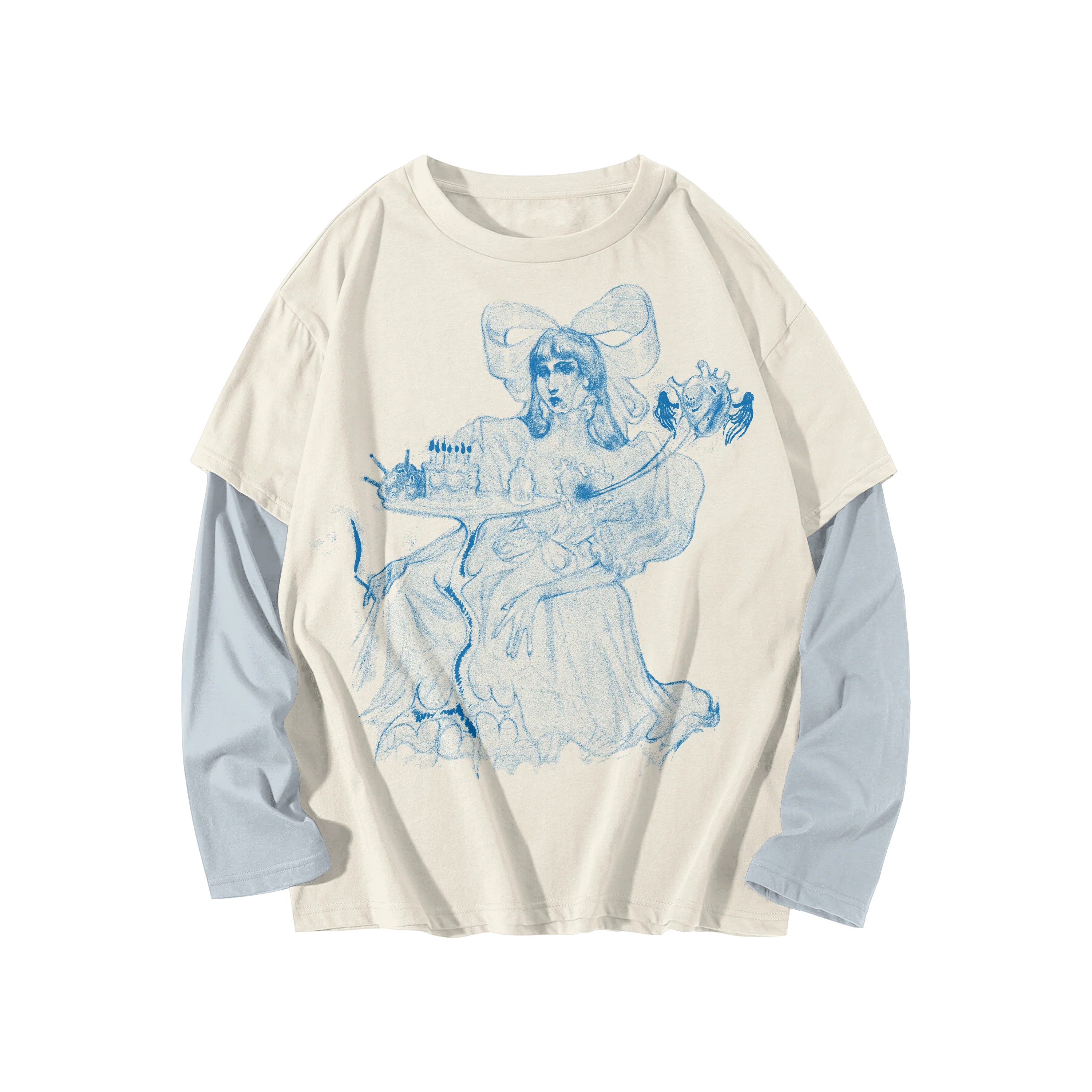 Cake 2 in 1 Long Sleeve T-Shirt