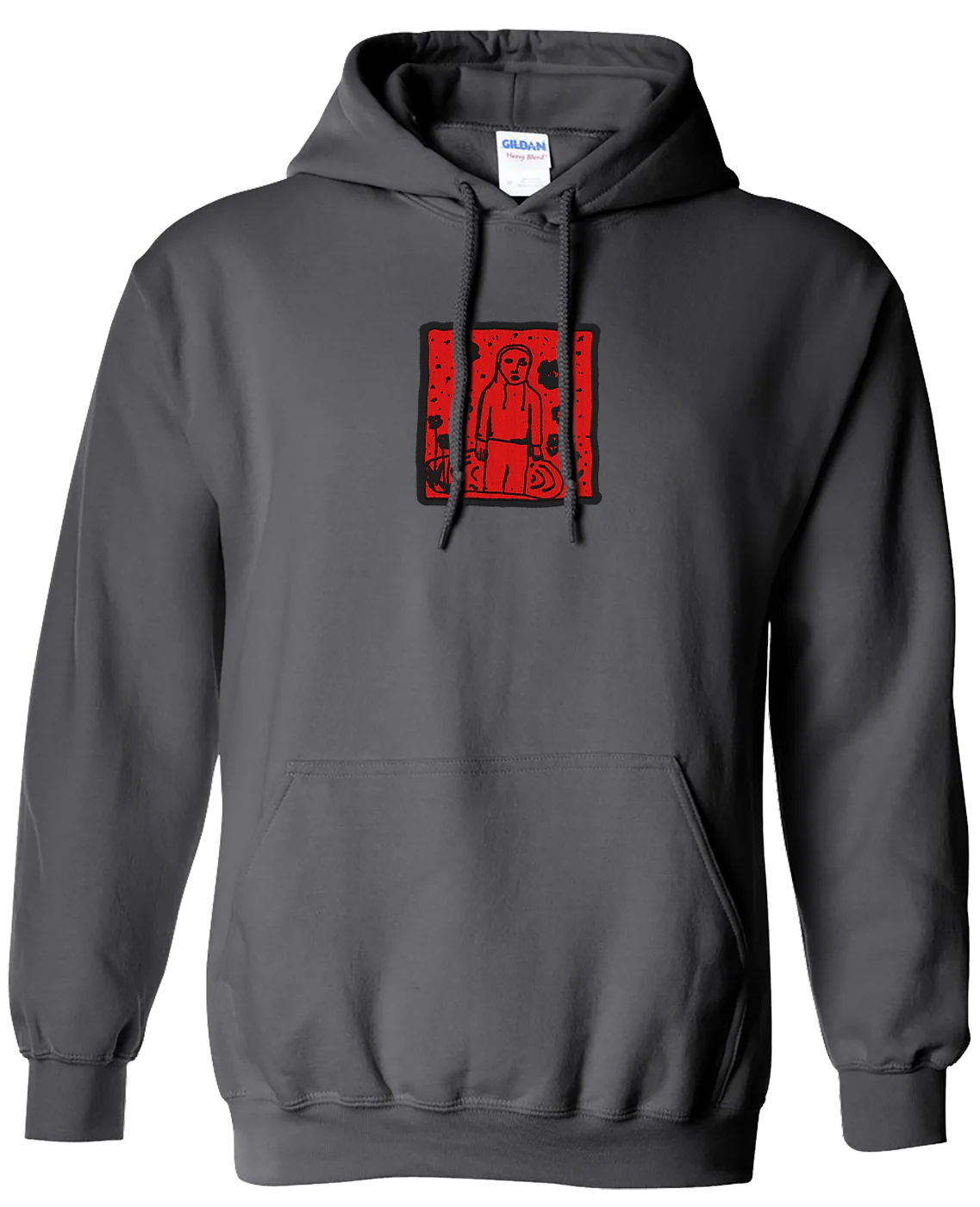 Charcoal Patch Hoodie