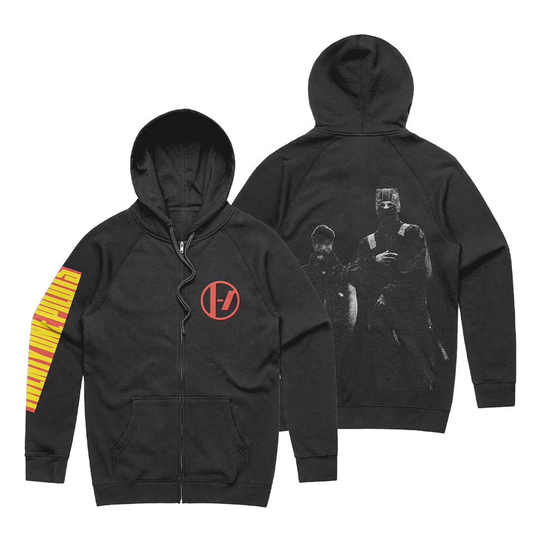 CLANCY BLOCKSLEEVE ZIP-UP HOODIE + CHOICE OF MUSIC - Image 2