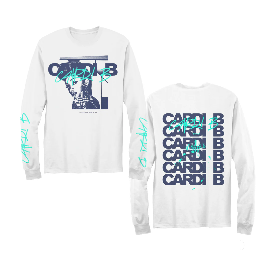 Contrast Cardi Longsleeve T-Shirt - Image 2