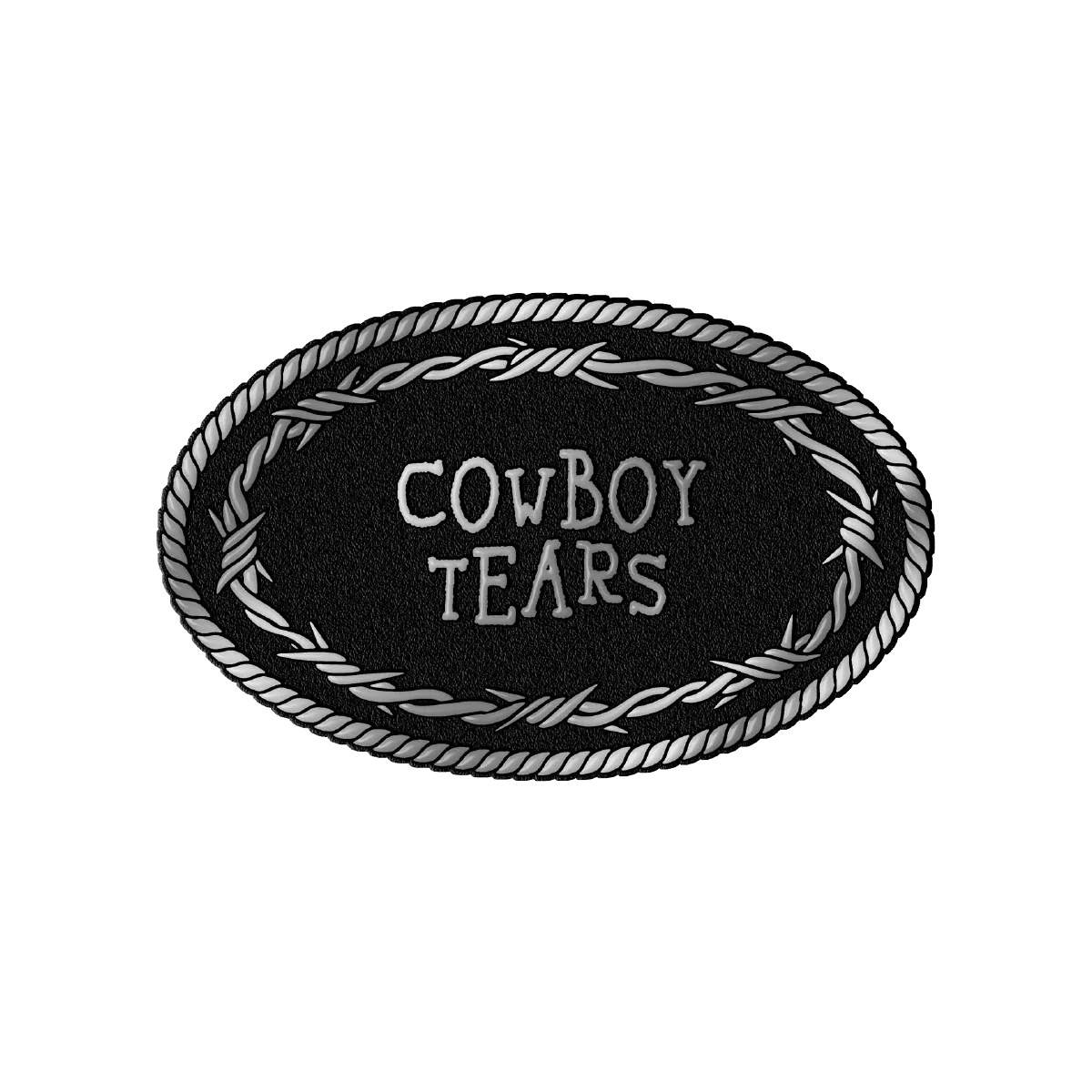 Cowboy Tears Belt Buckle