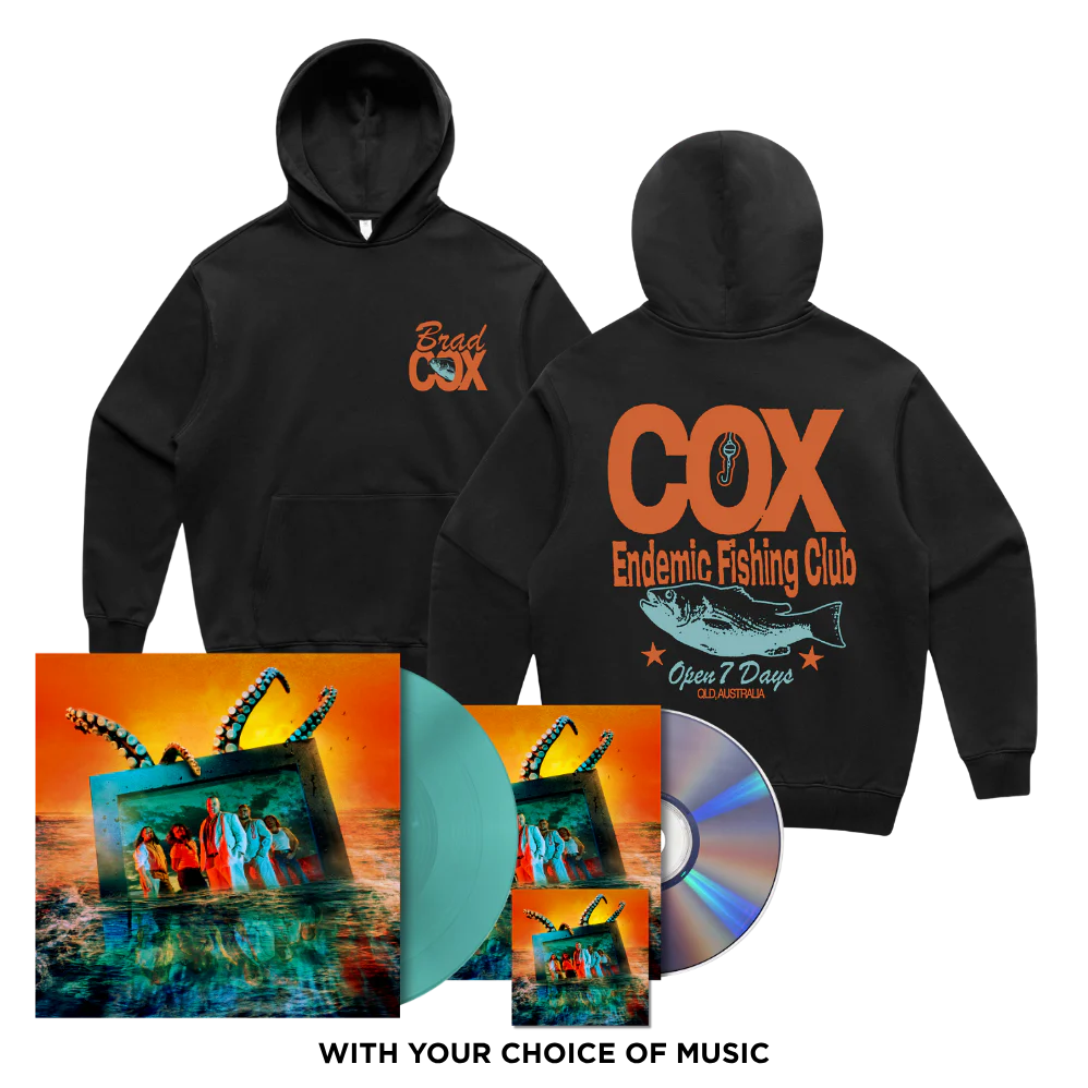 Cox Endemic Fishing Club Hoodie & Album Bundle