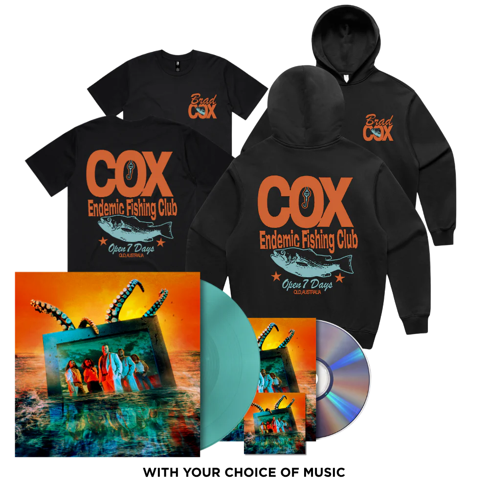 Cox Endemic Fishing Club Tee, Hoodie & Album Bundle