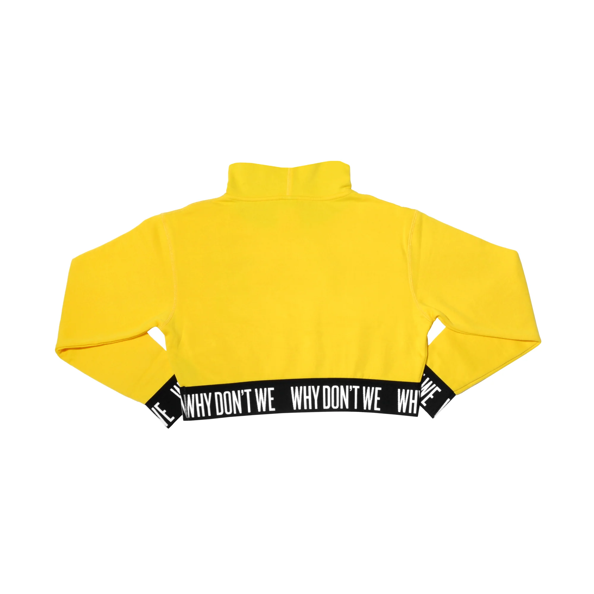 Crop Top Hoodie (Yellow) - Image 3