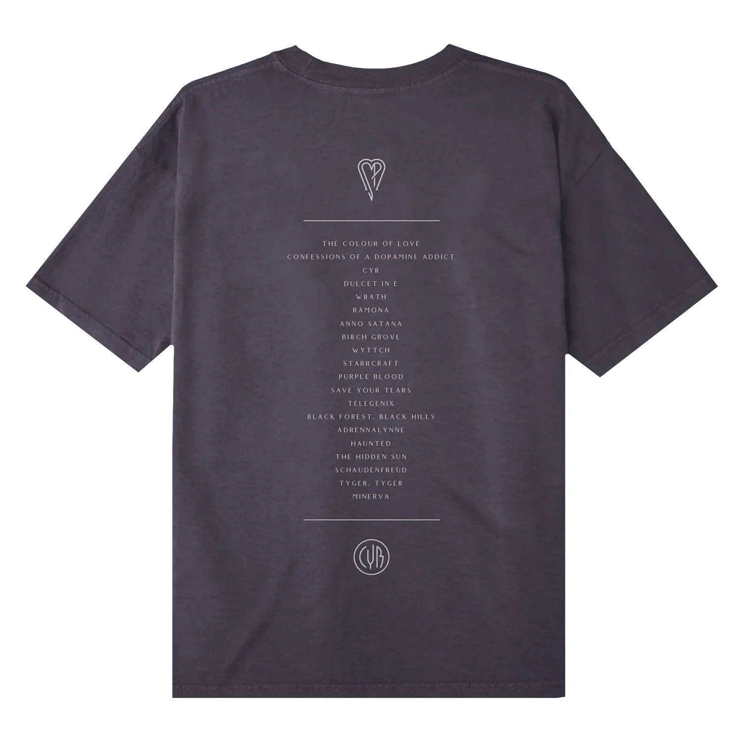 Cyr Track List T-Shirt - Image 3