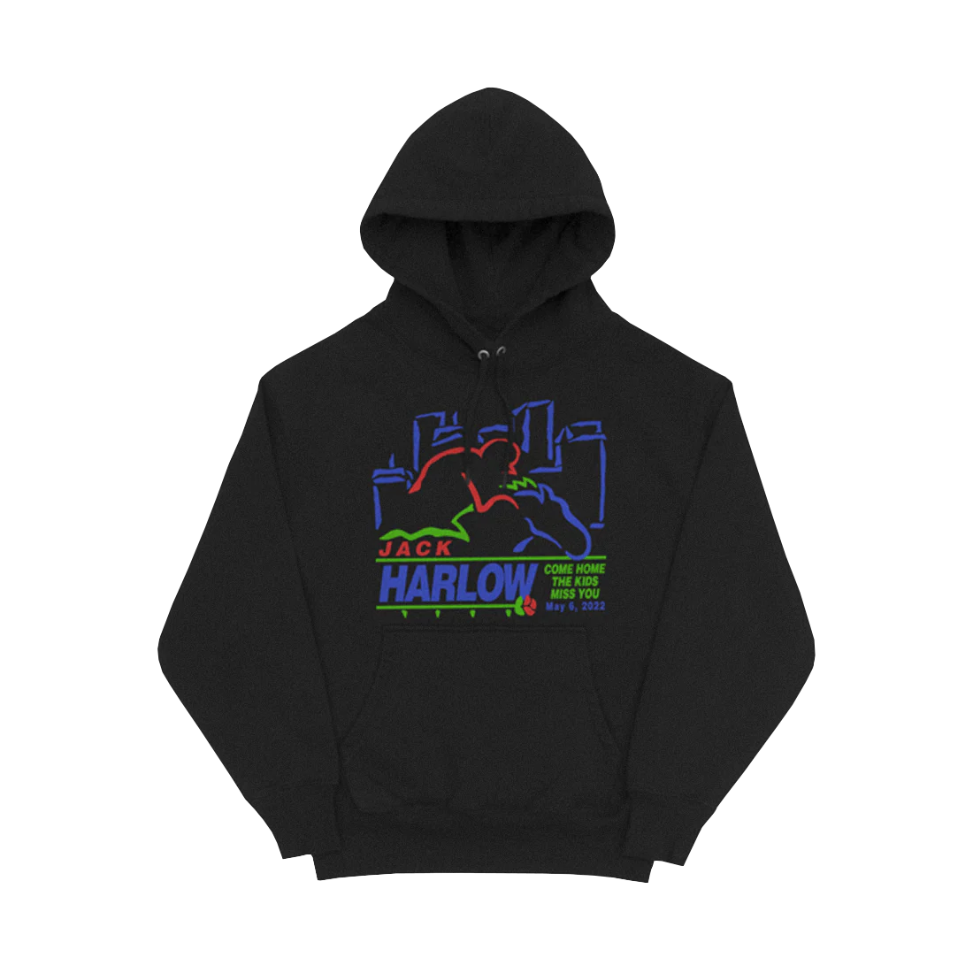 KY Skyline Black Hoodie
