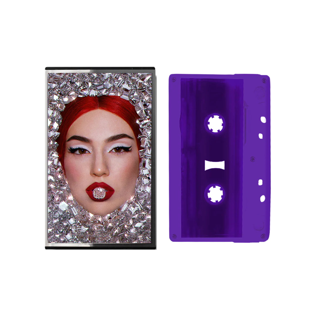 Diamonds & Dancefloors Transparent Purple Cassette