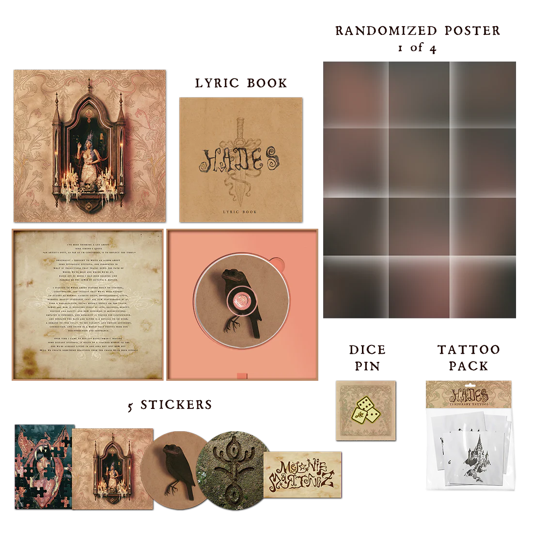 HADES Dice Enamel Pin + CD Box Set - Image 2