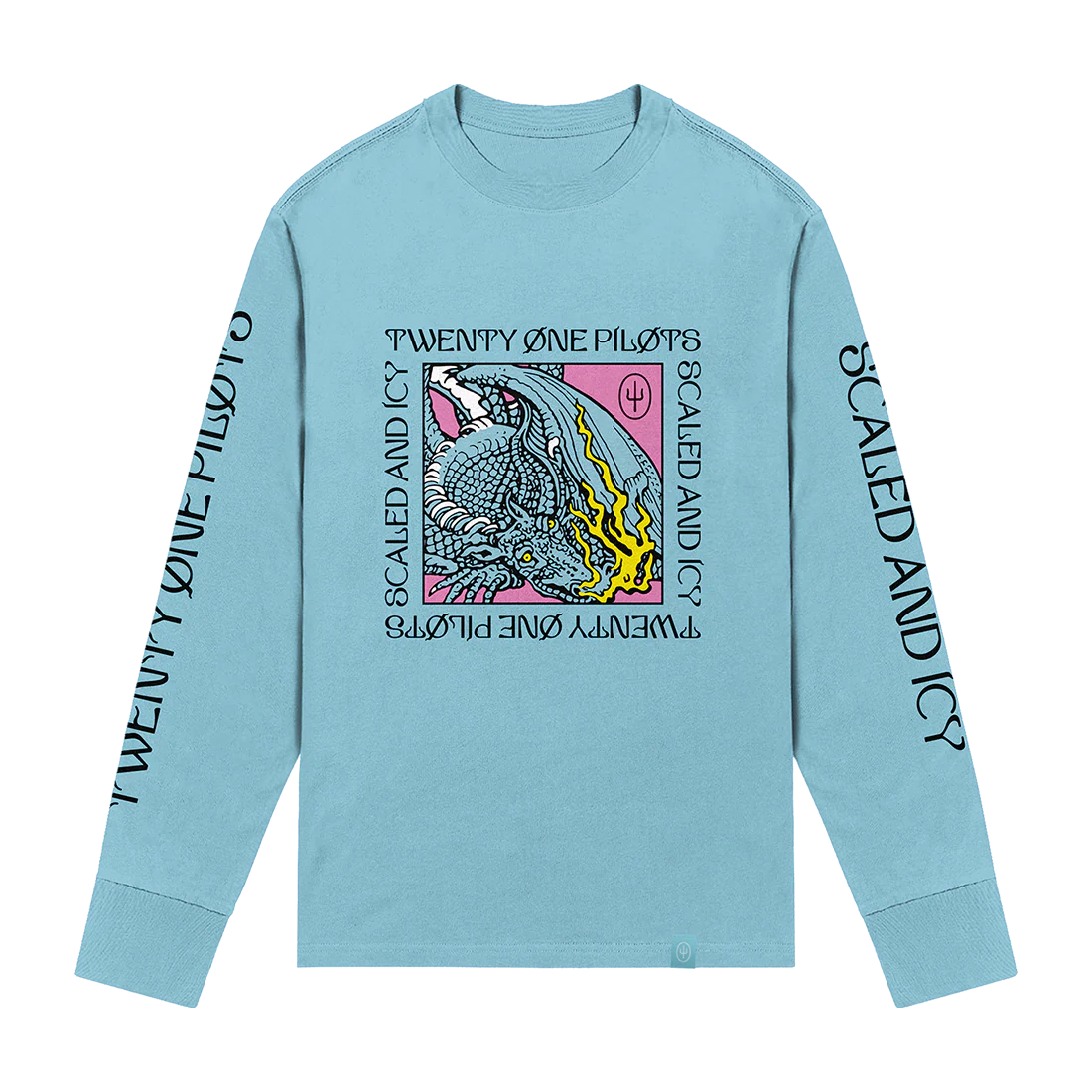 Dragon Box Blue Long Sleeve T-Shirt