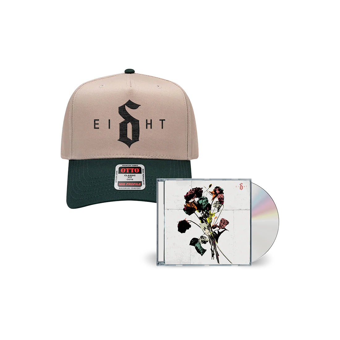 EI8HT - Hat & CD with Signed Artcard
