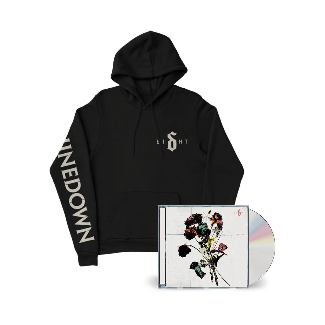 EI8HT - Hoodie & CD with Signed Artcard