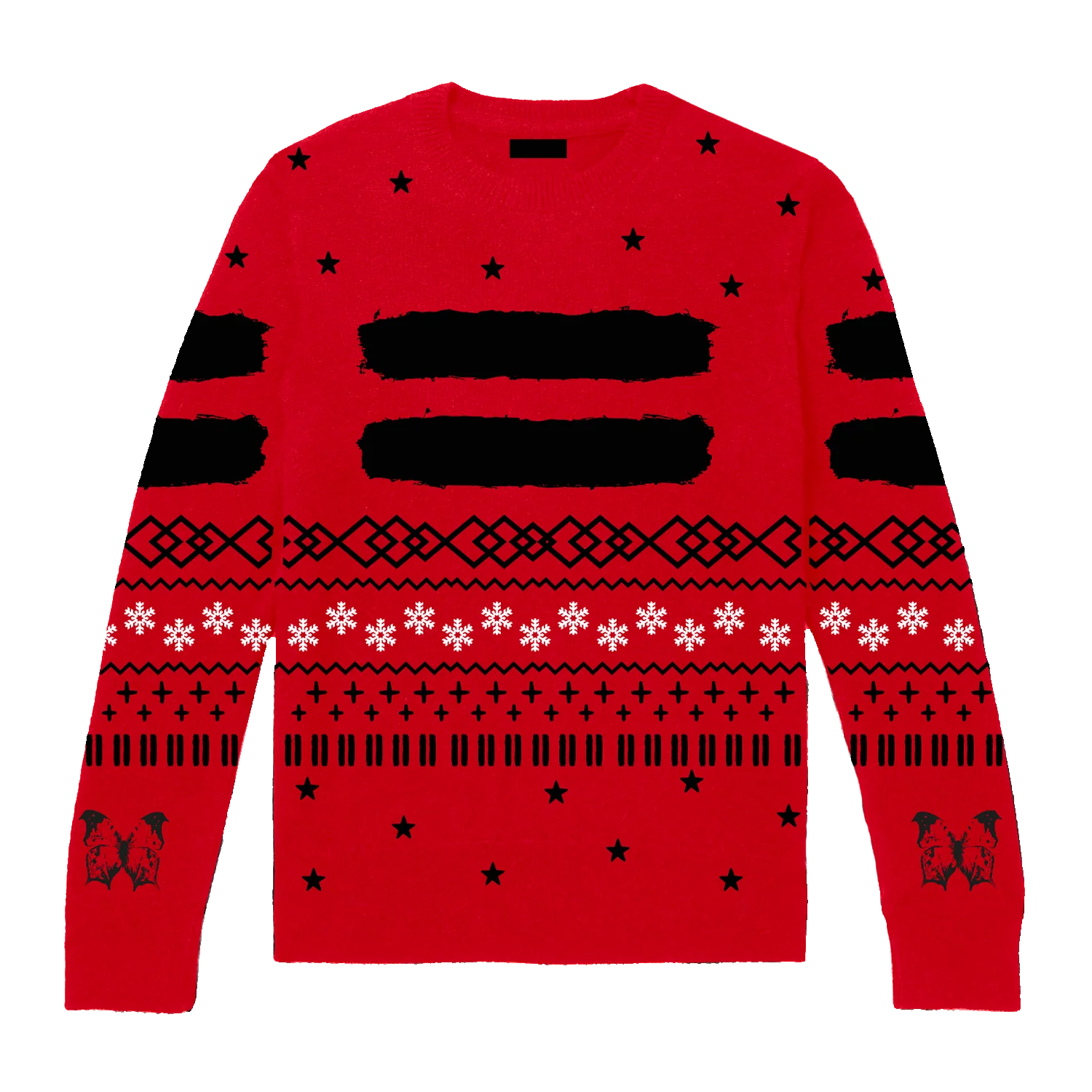Equals Red Christmas Jumper - Image 2