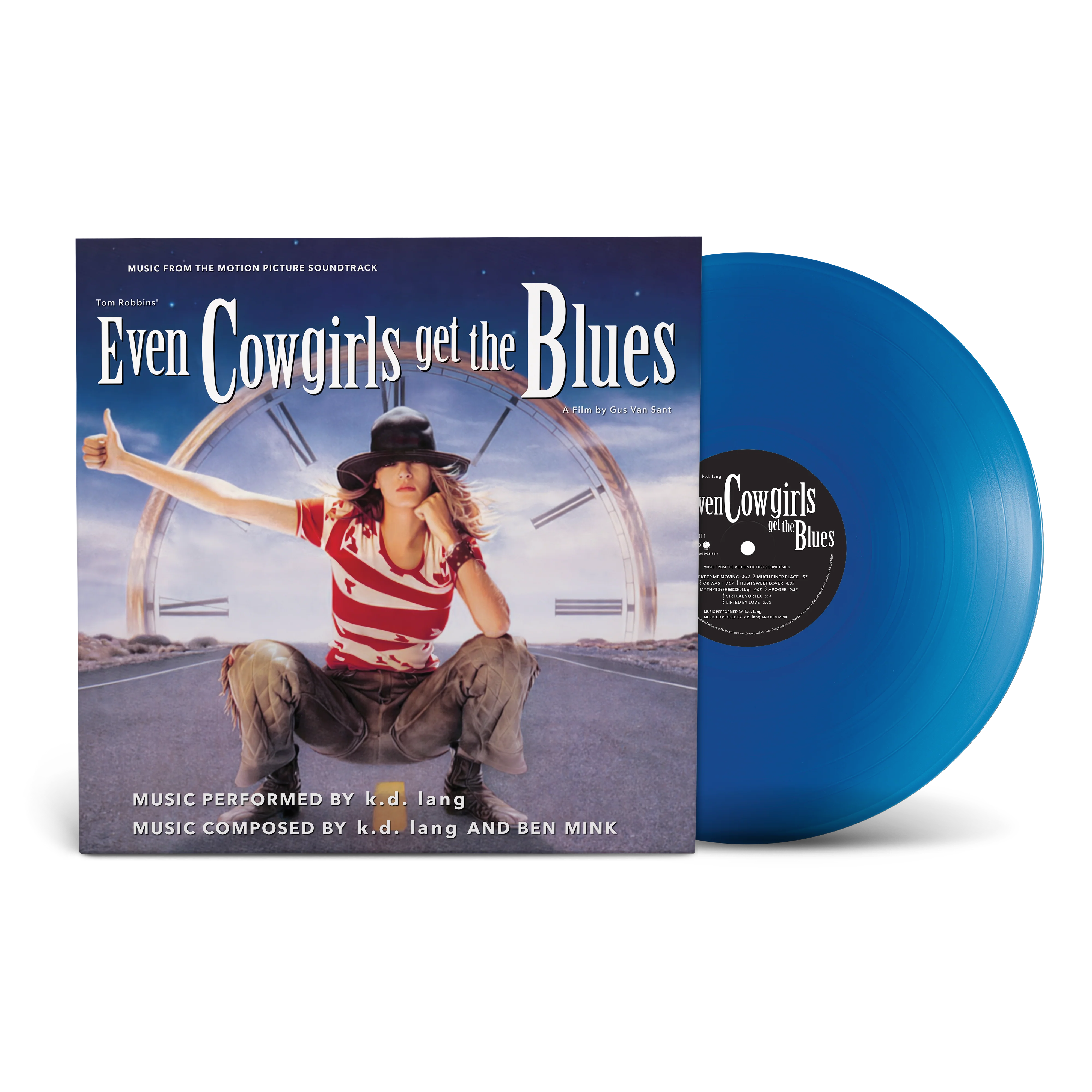 Even Cowgirls Get The Blues (Music From The Motion Picture Soundtrack) 1LP Translucent Blue Vinyl