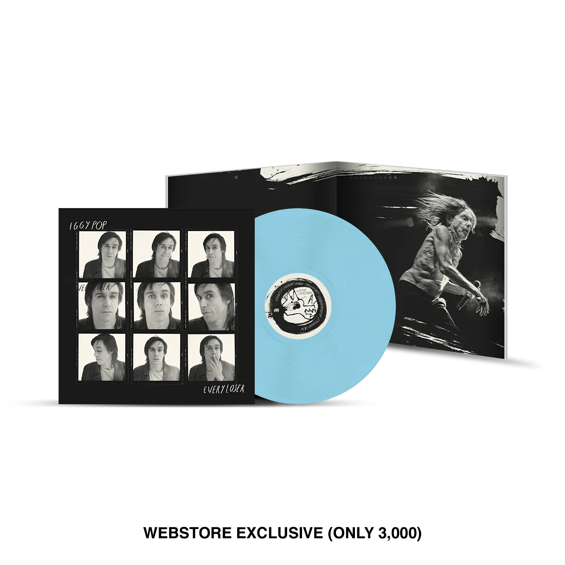 EVERY LOSER Mick Rock Album Cover Sky Blue Vinyl - Image 2