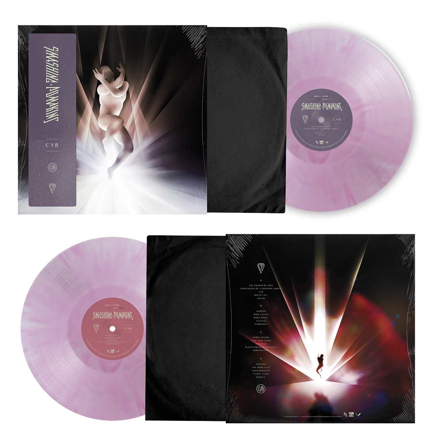 Exclusive CYR 2xLP (Pink Haze Vinyl) (formerly Lt Purple Marble) - Image 2