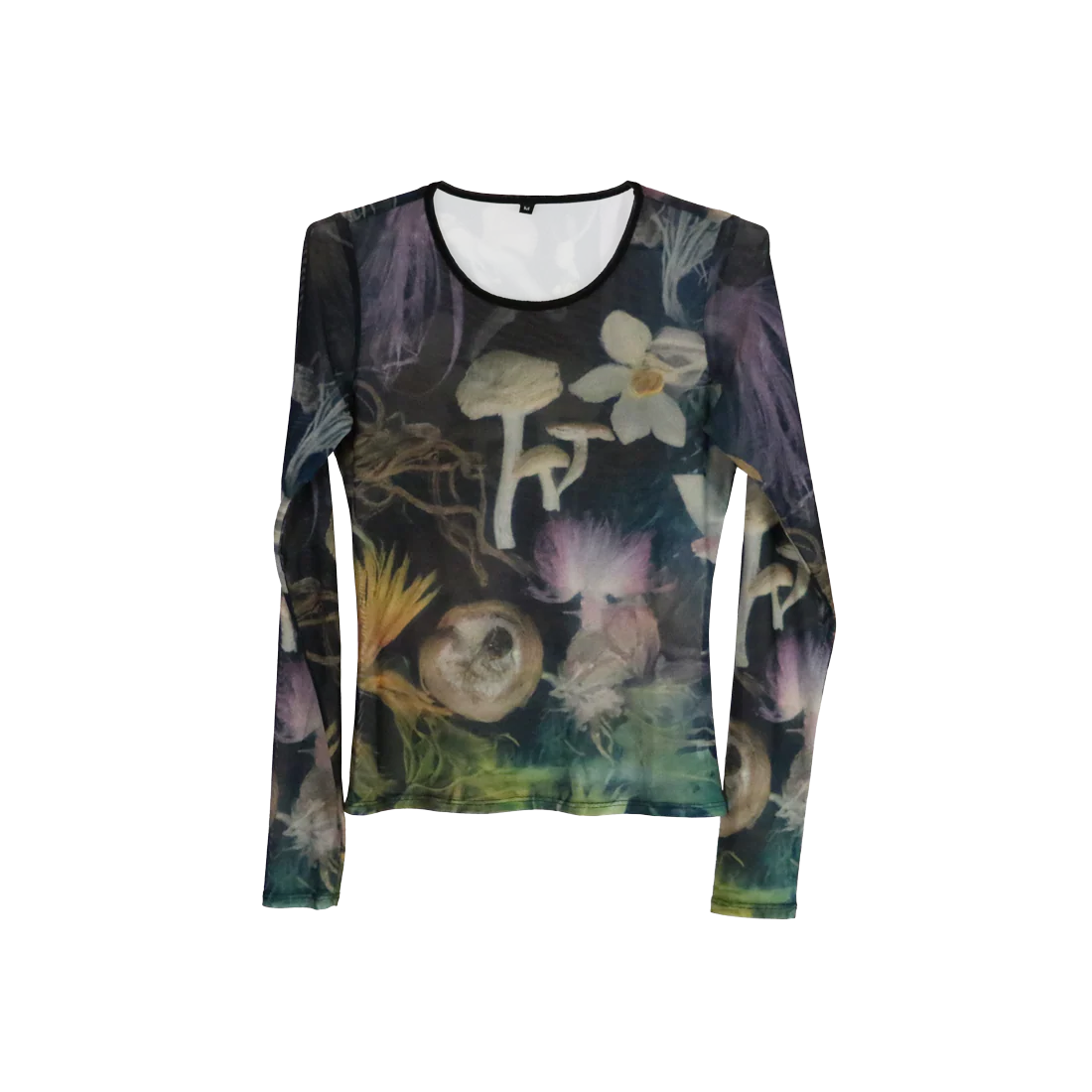 Floral Mesh Top - Image 2