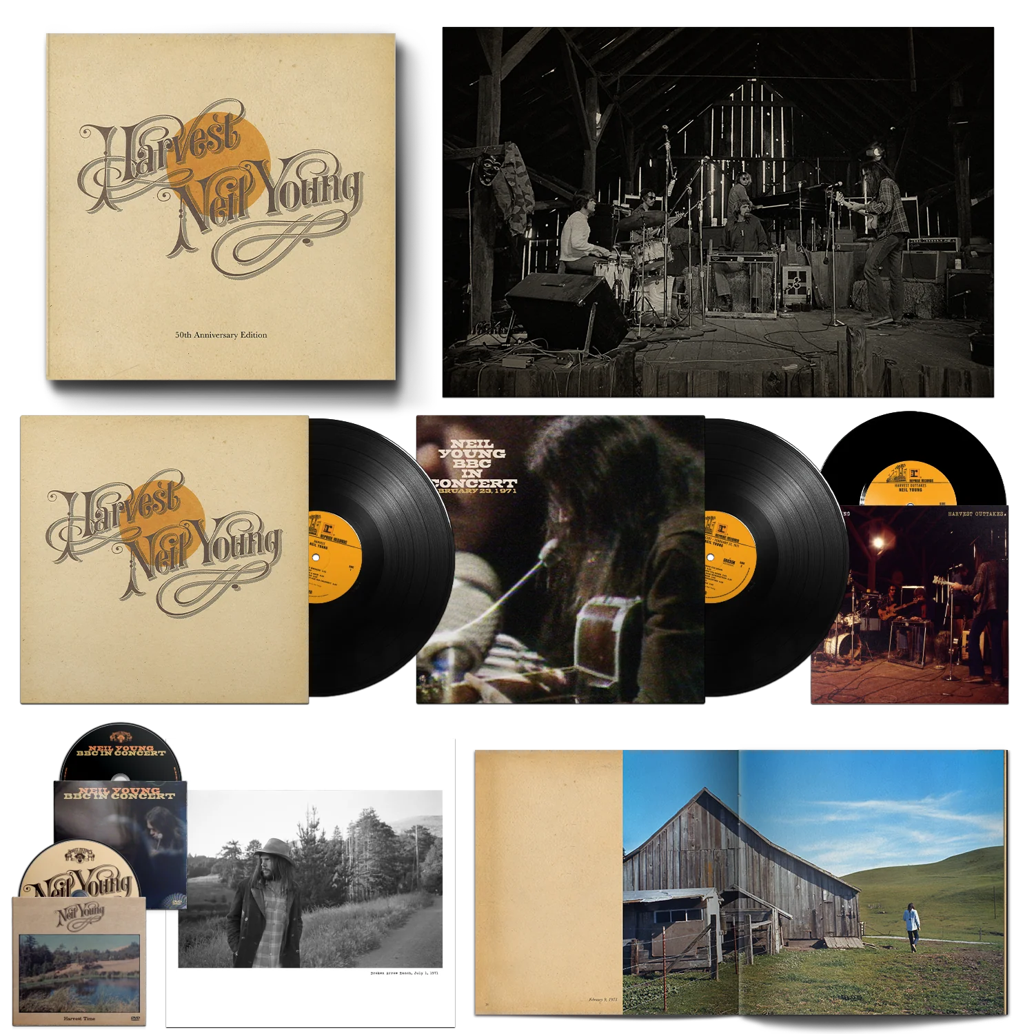 Harvest: 50th Anniversary Edition Vinyl/DVD