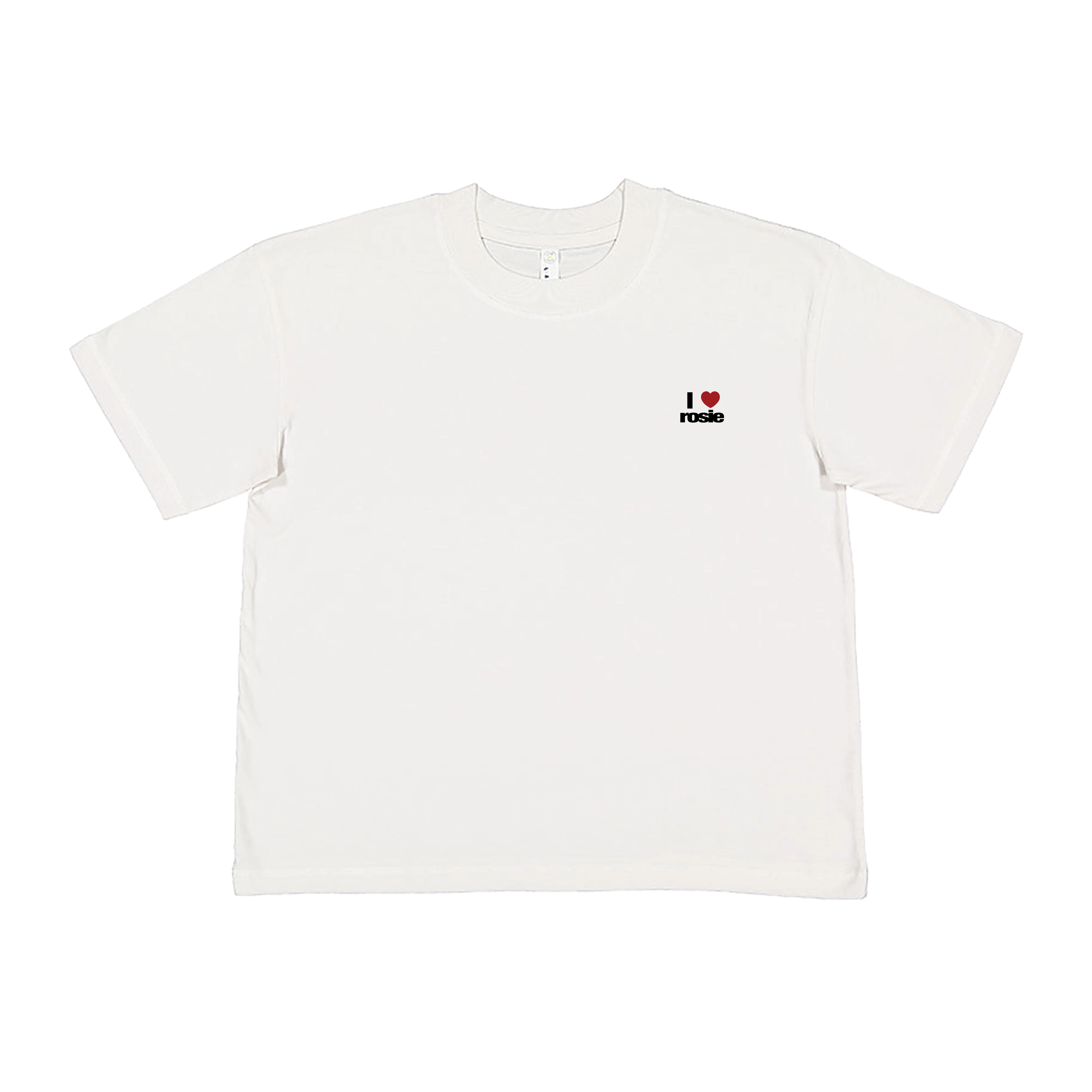 ‘i heart rosie’ white t-shirt