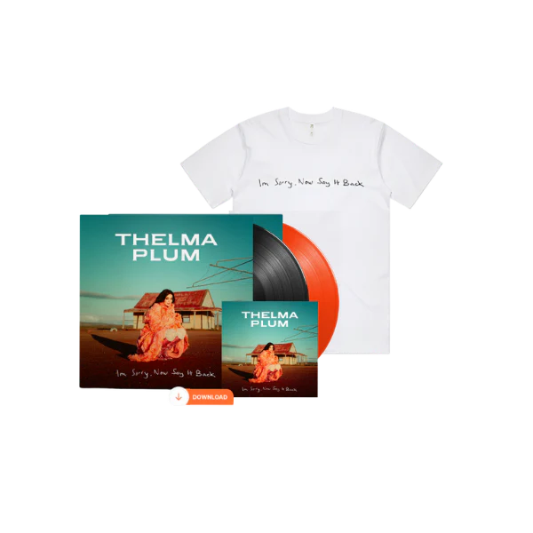 I'm Sorry, Now Say It Back White T-Shirt with Choice Of Music