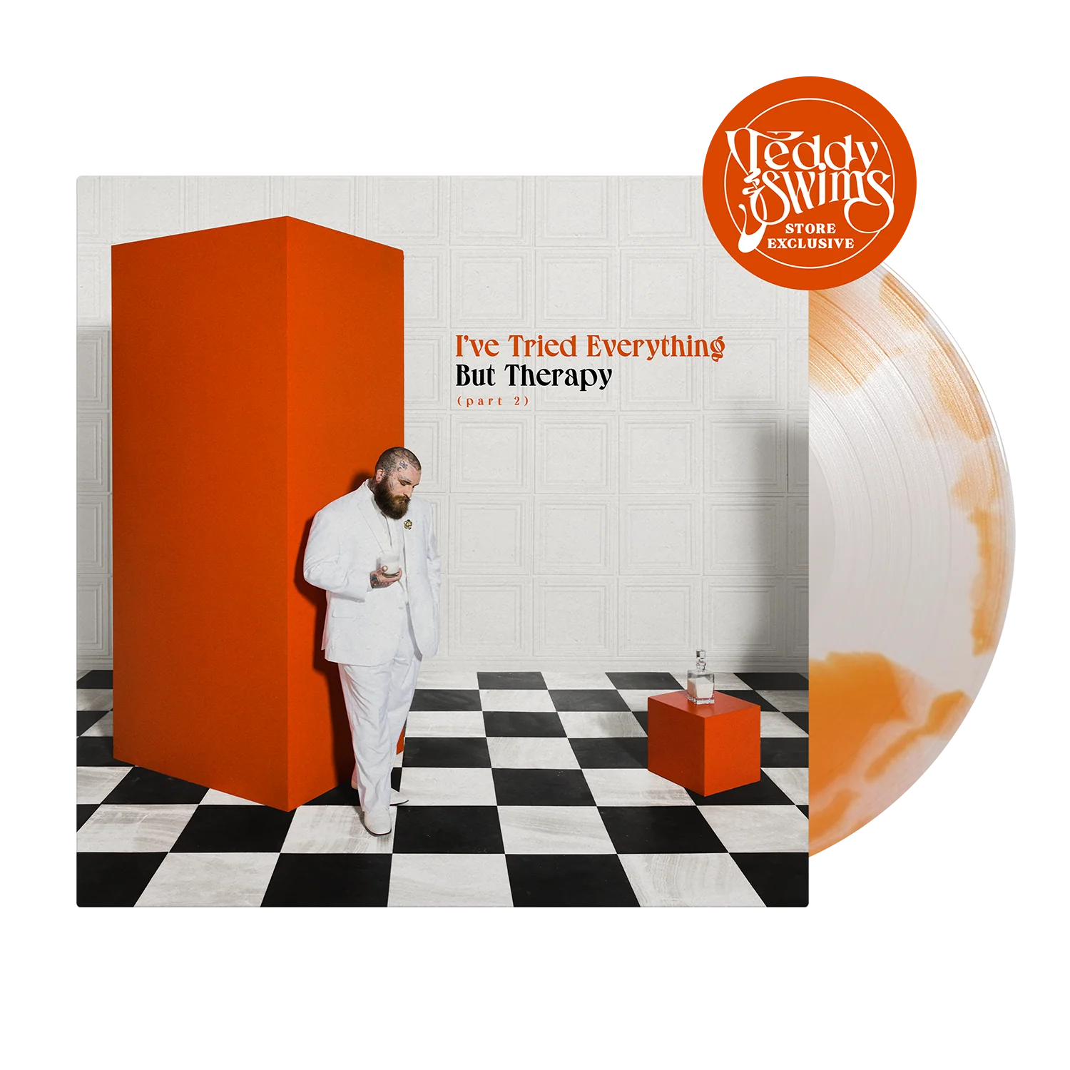 I've Tried Everything But Therapy (Part 2) Orange Sunrise Vinyl LP