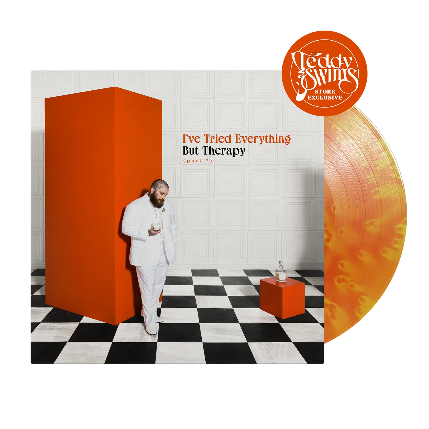I've Tried Everything But Therapy (Part 2) Orange Sunset Vinyl LP