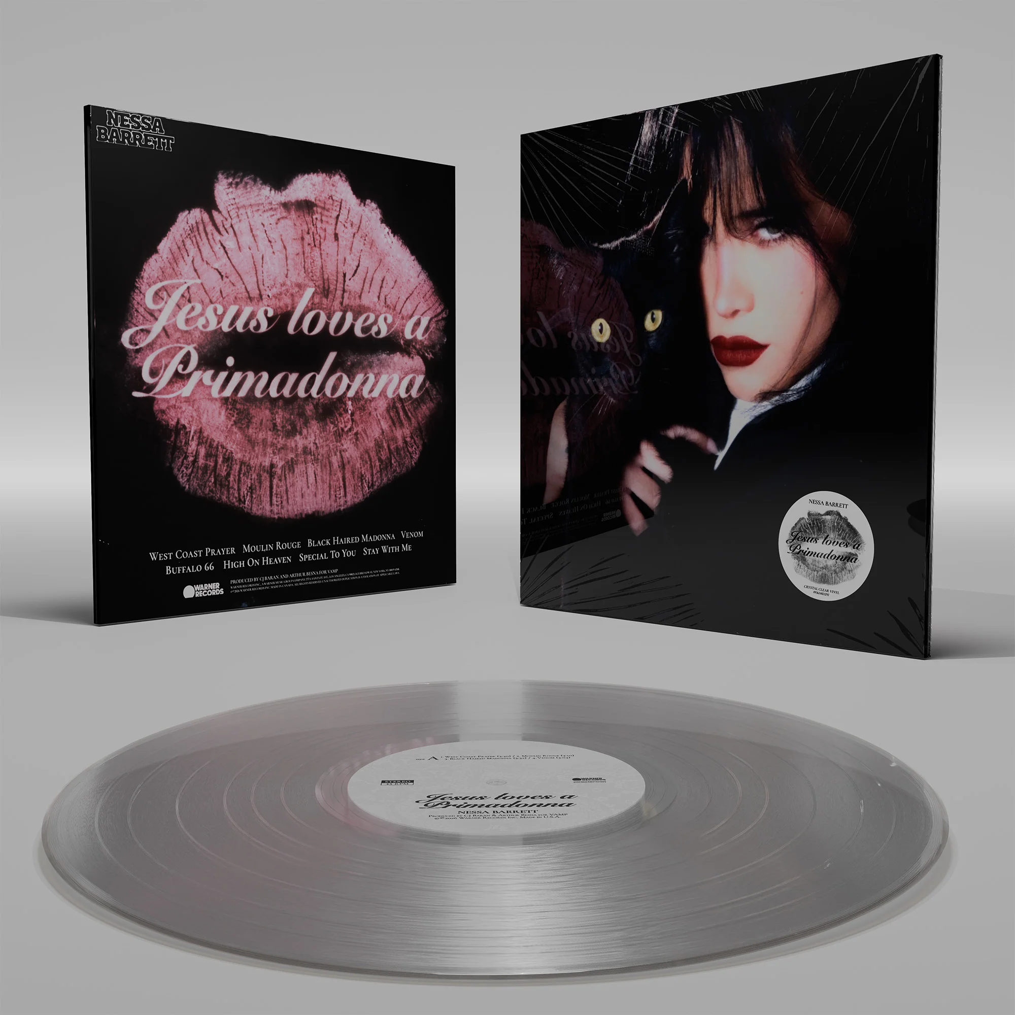 Jesus loves a primadonna Crystal Clear Vinyl LP - Image 2