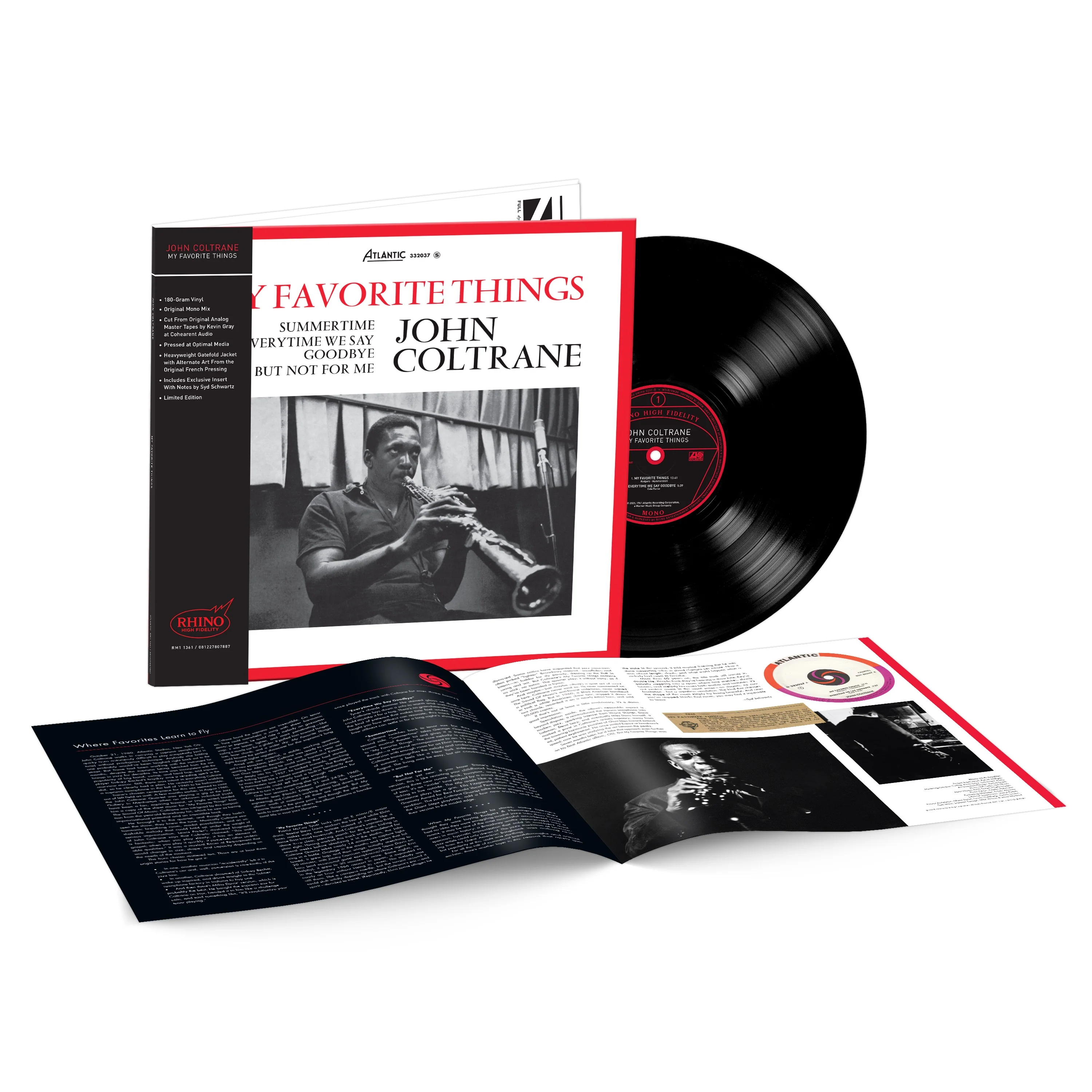 John Coltrane: 1960-1964 Mono (Rhino High Fidelity) (6LP Boxed Set) - Image 4