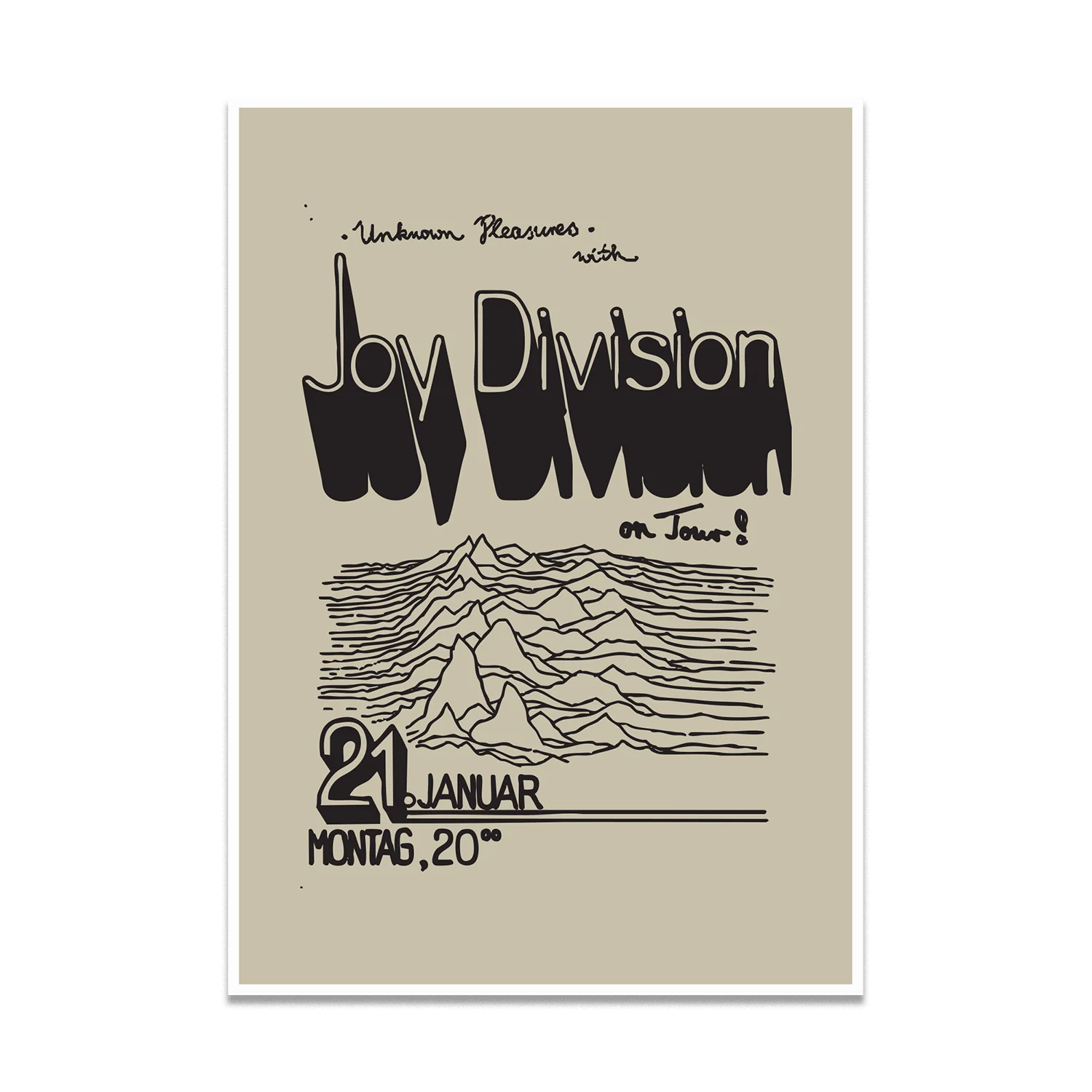 Joy Division On Tour! Print