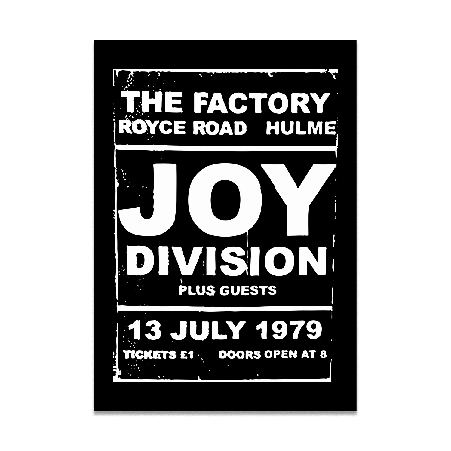 Joy Division Plus Guests Print