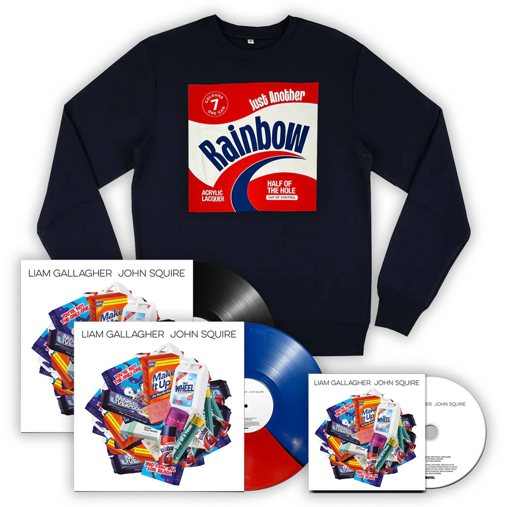 Just Another Rainbow Navy Sweat + Choice Of Album