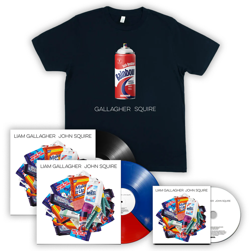 Just Another Rainbow Navy T-Shirt + Choice Of Album