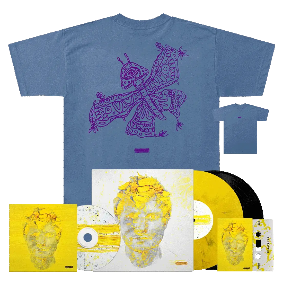 Life Goes On Mushroom Butterfly T-Shirt + Album Bundle