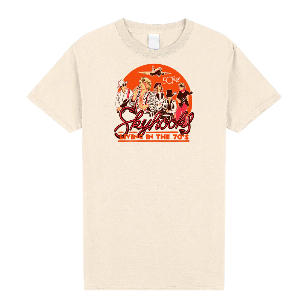 'Living in The 70's' 50th Anniversary T-Shirt