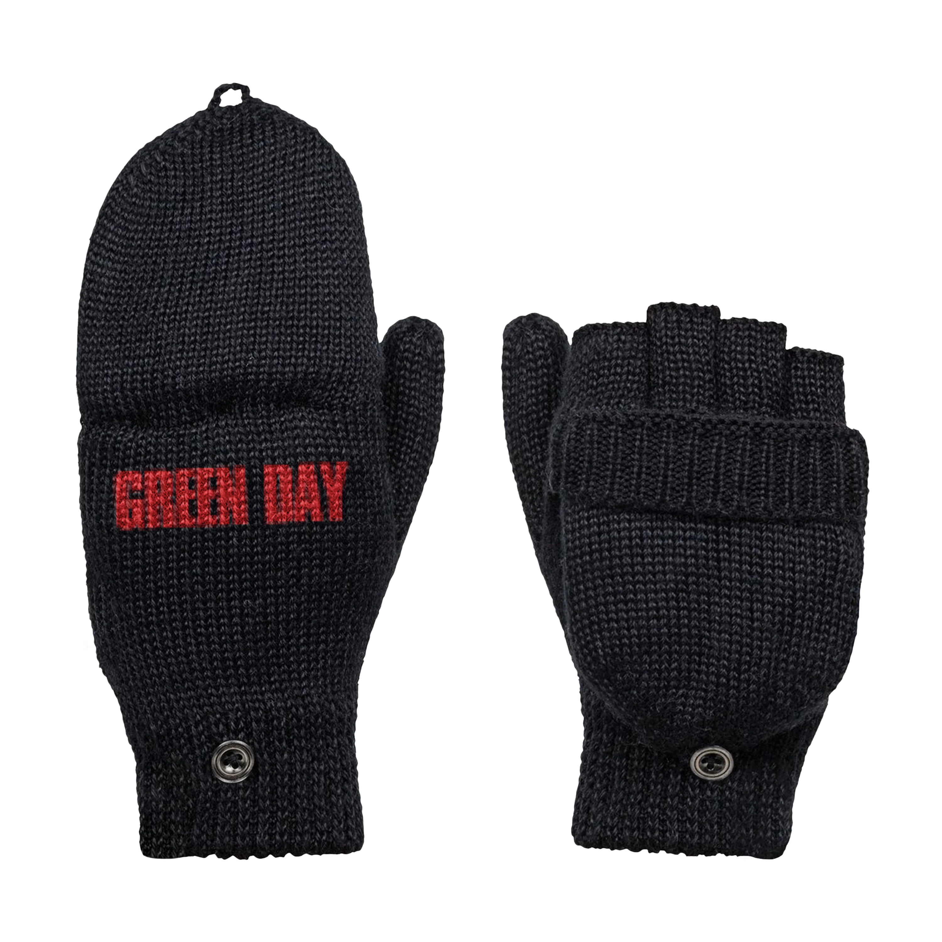 Logo Convertible Mittens