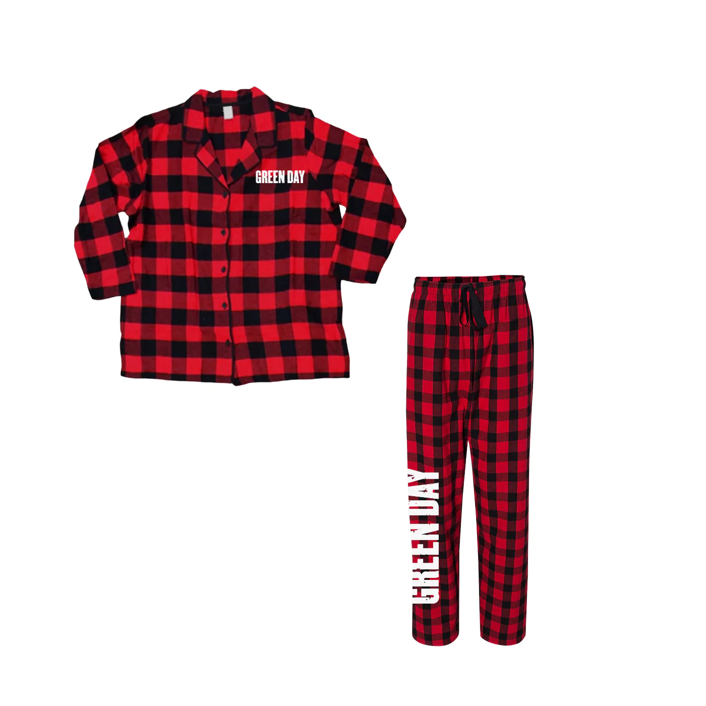 Logo Flannel Pajama Set - Image 3